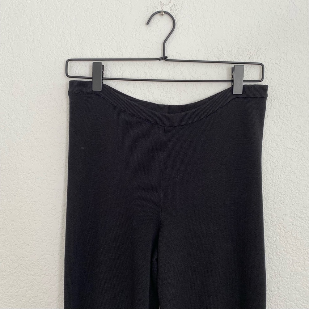 EILEEN FISHER Women’s PP Black Pull Up Trouser Silk Pant - Picture 5 of 9